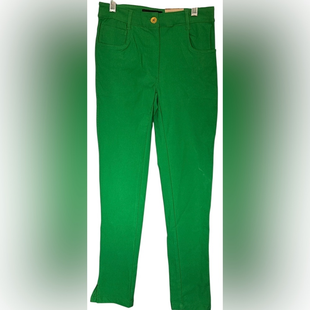 TRUTH BY REPUBLIC WOMAN ANKLE TRUE STRETCH PANTS GREEN SIZE XS NWT